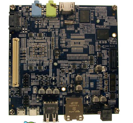 英特爾MinnowBoard實(shí)物圖