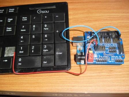 專用觸摸鍵盤與Arduino UNO與傳感器擴(kuò)展板