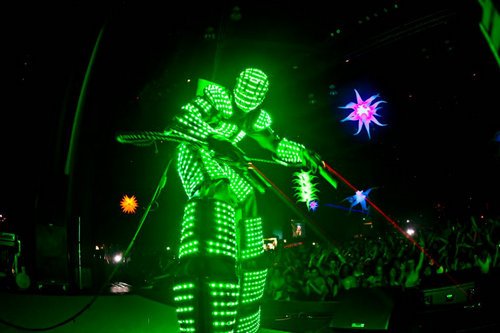 lbiza robots led機器人團隊進行表演